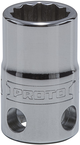 Proto® Tether-Ready 3/8" Drive Socket 11 mm - 12 Point - First Tool & Supply