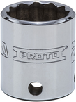 Proto® Tether-Ready 3/8" Drive Socket 20 mm - 12 Point - First Tool & Supply