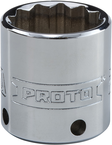 Proto® Tether-Ready 3/8" Drive Socket 25 mm - 12 Point - First Tool & Supply