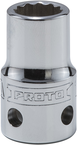 Proto® Tether-Ready 1/2" Drive Socket 12 mm - 12 Point - First Tool & Supply