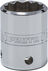 Proto® Tether-Ready 1/2" Drive Socket 23 mm - 12 Point - First Tool & Supply