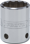 Proto® Tether-Ready 1/2" Drive Socket 24 mm - 12 Point - First Tool & Supply