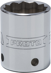 Proto® Tether-Ready 1/2" Drive Socket 27 mm - 12 Point - First Tool & Supply
