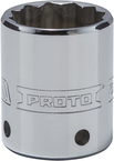 Proto® Tether-Ready 1/2" Drive Socket 28 mm - 12 Point - First Tool & Supply
