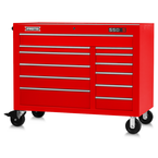 Proto® 550S 50" Workstation - 12 Drawer, Gloss Red - First Tool & Supply