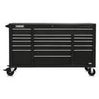 Proto® 550E 67" Front Facing Power Workstation w/ USB - 18 Drawer, Gloss Black - First Tool & Supply