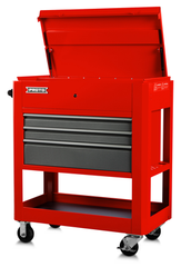 Proto® Heavy Duty Utility Cart- 3 Drawer Red - First Tool & Supply