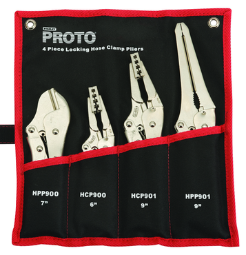 Proto® 4 Piece Locking Hose Clamp Pliers Set - First Tool & Supply