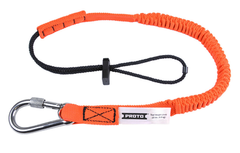 Proto® Elastic Lanyard With Screw Gate Carabiner - 15 lb. - First Tool & Supply