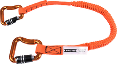 Proto® Elastic Lanyard With 2 Triple Lock Carabiners - 20 lb. - First Tool & Supply