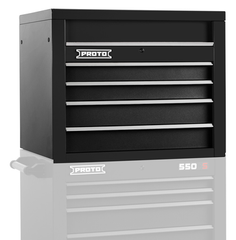 Proto® 550S 34" Top Chest - 4 Drawer, Dual Black - First Tool & Supply