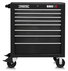 Proto® 550S 34" Roller Cabinet - 8 Drawer, Dual Black - First Tool & Supply