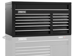 Proto® 550S 50" Top Chest - 12 Drawer, Dual Black - First Tool & Supply