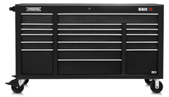 Proto® 550E 67" Power Workstation - 18 Drawer, Dual Black - First Tool & Supply