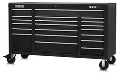 Proto® 550S 67" Workstation - 20 Drawer, Dual Black - First Tool & Supply