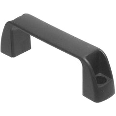 Model 71162, Plastic Bridge Top Mount Pull Handle, 5.20″ Mounting Centers, 5/16″ Mount Hole, Matte Black Color - First Tool & Supply