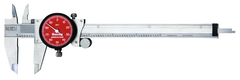 #R120A-6 - 0 - 6'' Measuring Range (.001 Grad.) - Dial Caliper with Letter of Certification - First Tool & Supply