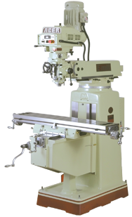 Electronic Variable Speed Vertical Mill - R-8 Spindle - 10 x 50'' Table Size - Box Way - 3HP - 3PH - 440V Motor - First Tool & Supply