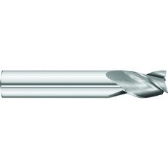 5/16 x 5/16 x 1 x 2-1/2 OAL Square 3 Flute Carbide End Mill for Aluminum - Round Shank- Uncoated - First Tool & Supply