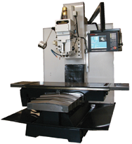 BTM50CNC Bed Type Milling Machine with 10 HP Motor; 20 x 63 Table; 2600 lb Table Cap; 60-4000 RPM - First Tool & Supply