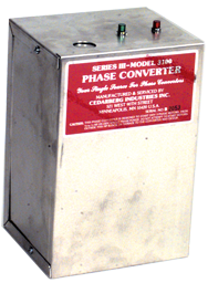 Heavy Duty Static Phase Converter - #3200; 3/4 to 1-1/2HP - First Tool & Supply