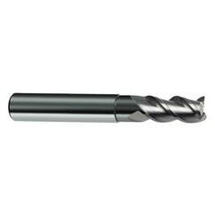 8mm Dia. - 63mm OAL - 3 FL Variable Helix Bright Carbide End Mill - First Tool & Supply