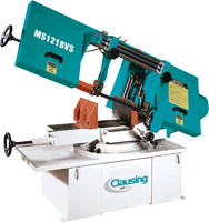 Semi-Automatic Miter Bandsaw - #MS1218VS4 - 10 x 16'' Capacity - 2 HP, 3PH, 230/460V Motor - First Tool & Supply