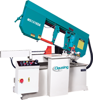 Horizontal Mitre Bandsaw-Semi-Automatic - #MS1318SA; 13'' Capacity; 3HP Motor - First Tool & Supply