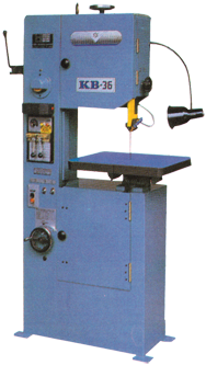 Vertical Bandsaw - #KB361; 8 x 14'' Capacity; 1HP, 1PH, 115V Motor - First Tool & Supply
