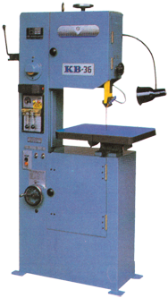 Vertical Bandsaw - #KB363; 8 x 14'' Capacity; 1HP, 3PH, 220V Motor - First Tool & Supply