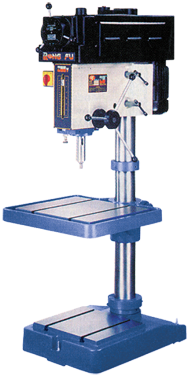 RF400V Variable Speed Floor Model Drill Press - 20'' Swing; 2HP, 3PH, 220V Motor - First Tool & Supply