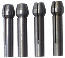 #600 - Contains: 4 Collets 1/32 - 1/8 - For: 8 Handpiece - Collet Set for Flex Shaft Grinder - First Tool & Supply