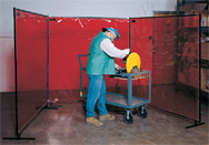 6' x 6' - Protect-O-Screen Welding Screen-Trans Vinyl - First Tool & Supply