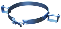 Galavanized Tilting Drum Ring - 55 Gallon - 1200 lbs Lifting Capacity - First Tool & Supply