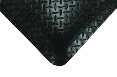 3' x 5' x 9/16" Thick Diamond Comfort Mat - Black - First Tool & Supply
