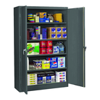 48"W x 24"D x 78"H Storage Cabinet w/400 Lb Capacity per Shelf for Lots of Heavy Duty Storage - Knocked-Down - First Tool & Supply
