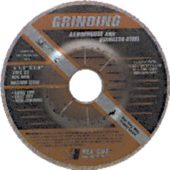 4 1/2″ × 1/4″ × 7/8″ - Aluminum Oxide A36GFX - Depressed Center Wheel - First Tool & Supply