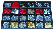 One-Piece ABS Drawer Divider Insert - 24 Compartments - For Use With Any 27" Roller Cabinet w/2" Drawers - First Tool & Supply