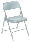 Plastic Folding Chair - Plastic Seat/Back Steel Frame - Grey - First Tool & Supply