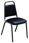 Standard Stack Chair -- 3/4" Square 19-Gauge Steel Tubing/Non-marring Plastic Glides - First Tool & Supply