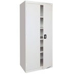 36 x 24 x 78" (Light Gray) - Transport Cabinet with Doors - First Tool & Supply