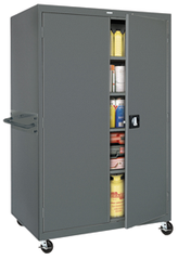 46 x 24 x 78'' (Sand, Gray, Charcoil, or Black (Please specify)) - Extra-Wide Transport Storage Cabinet - First Tool & Supply
