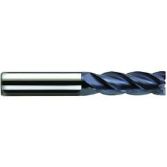 1/4" Dia. - 3/4" LOC - 2-1/2" OAL - 4 FL Carbide S/E HP End Mill-nACo - First Tool & Supply