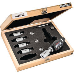 ‎Starrett S770BXTBZ Electronic Internal Micrometer Set, 2-Point Contact (.080-.250″ (2-6mm) Range) and built-in Bluetooth - Exact Industrial Supply