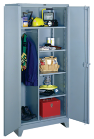 36 x 24 x 78'' (Dove Gray or Putty) - Full Height Storage Cabinet - First Tool & Supply