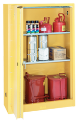Flammable Liqiuds Storage Cabinet - #5445N 43 x 18 x 65'' (3 Shelves) - First Tool & Supply