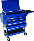 5 Drawer Locking Service Cart 30" L x 16" W x 41" H - First Tool & Supply