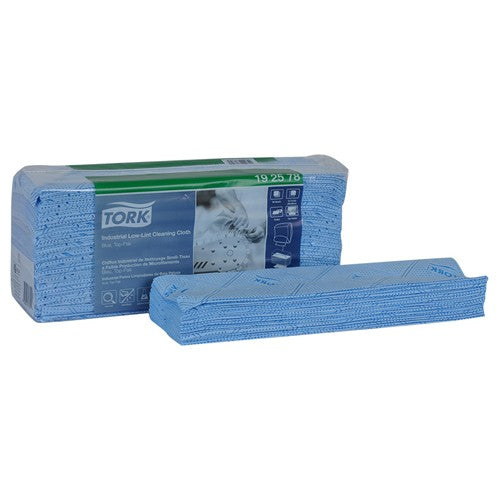 Industrial Low Lint Cleaning Cloth - Blue - Top Pak - First Tool & Supply