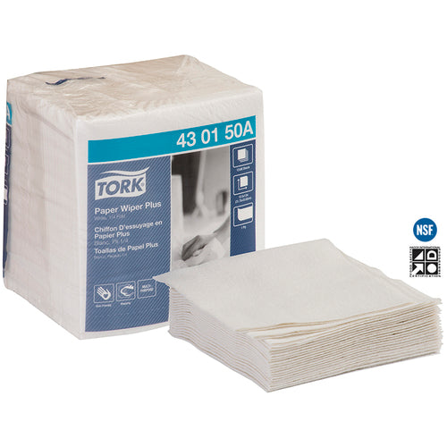 Paper Plus - DRC - White 1/4 Fold Poly Pack - First Tool & Supply