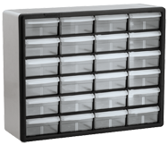 15-13/16 x 6-3/8 x 20'' (24 Compartments) - Plastic Modular Parts Cabinet - First Tool & Supply